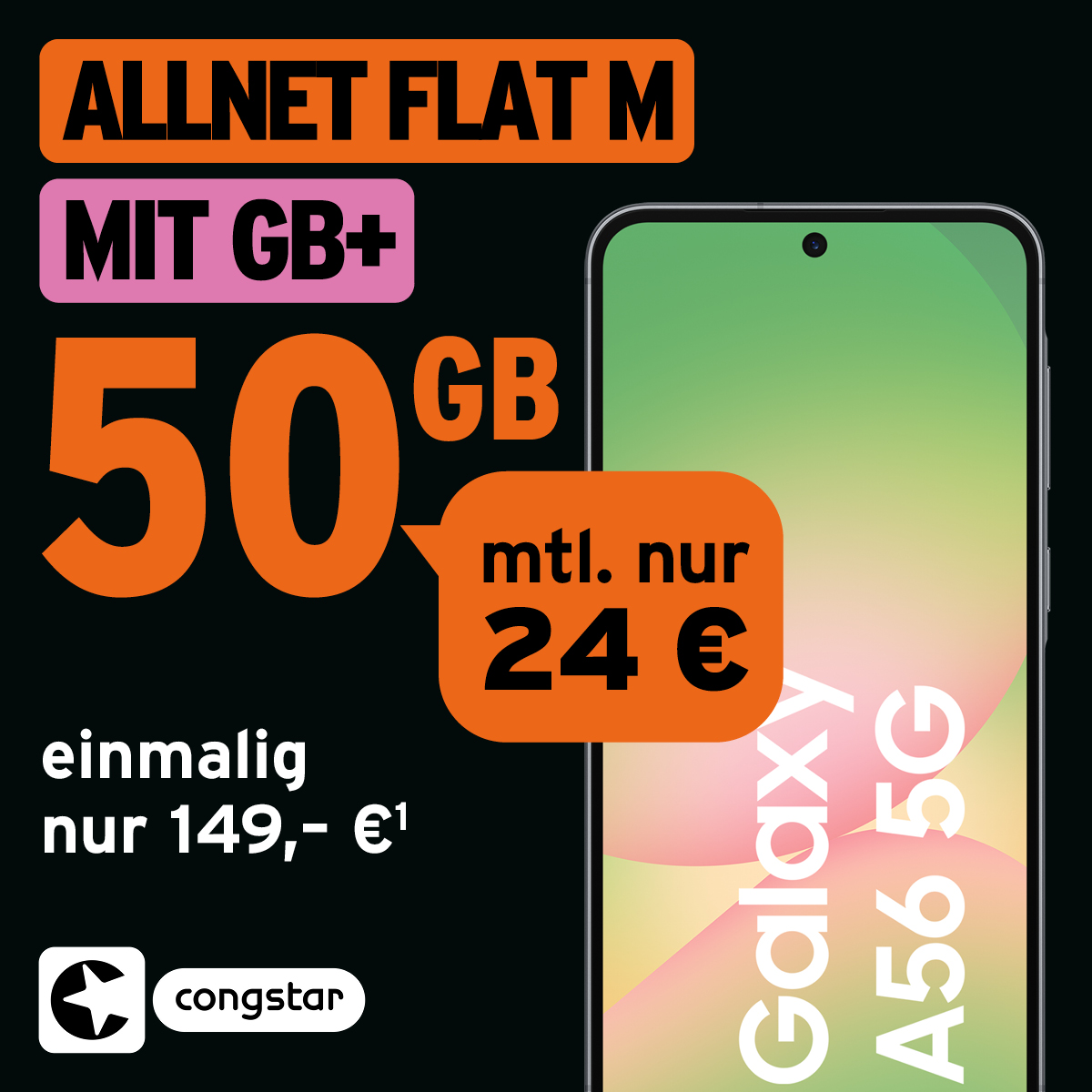08_August_2025_socialmedia congstar Samsung Galaxy A56